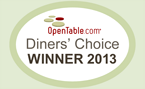 Diners' Choice Award 2013